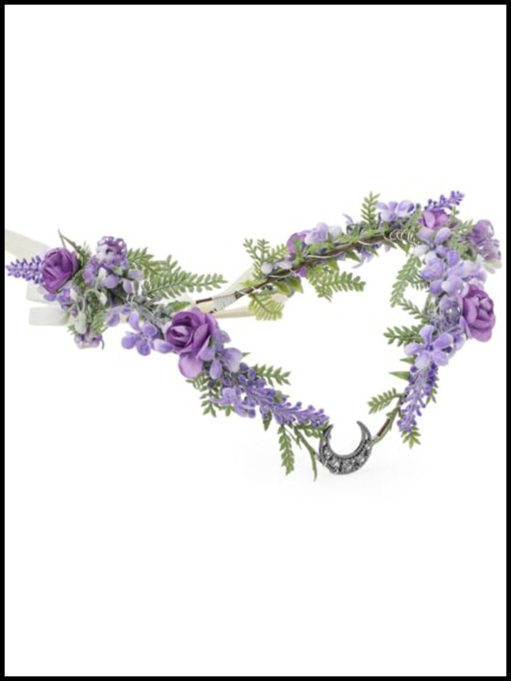 Fairy Flower Crown Women Elf Woodland Headpiece Cosplay Wedding